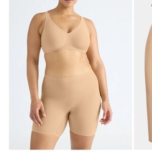 Tan Contour Knix Shape Wear with Supportive Fit